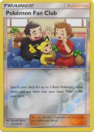 Ultra Prism - Pokémon Fan Club Reverse