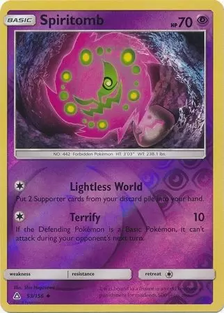 Ultra Prism - Spiritomb Reverse
