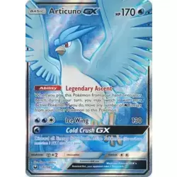 Articuno GX Full Art Shiny Holo Hidden Fates Pokemon Card SV54/SV94