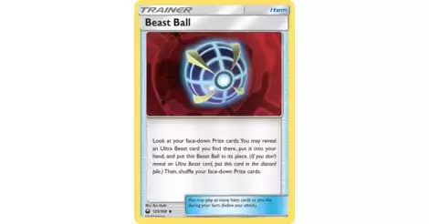 Pokemon : SM CELESTIAL STORM BEAST BALL 125/168 UNCOMMON