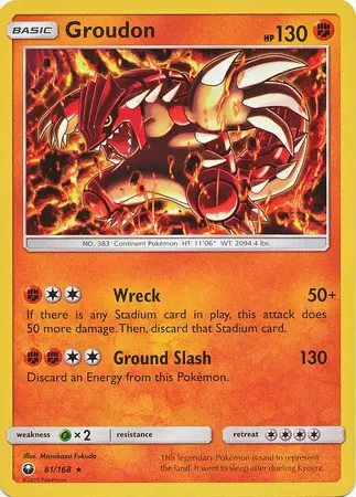 Celestial Storm - Groudon Holo