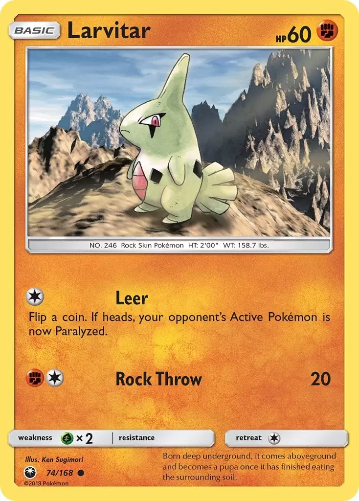 Celestial Storm - Larvitar