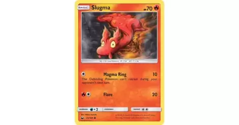 x4 Slugma 23/168 SM Celestial Storm Set Common Pokemon Card NEAR MINT