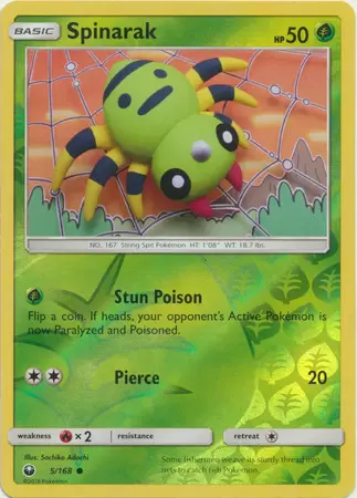 Celestial Storm - Spinarak Reverse