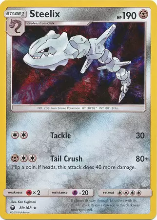 Celestial Storm - Steelix Holo