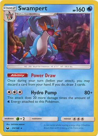 Celestial Storm - Swampert Holo Cracked Ice