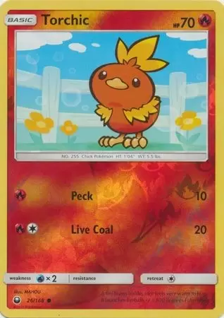 Celestial Storm - Torchic Reverse