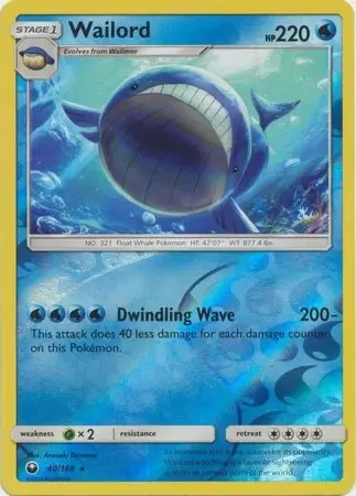 Celestial Storm - Wailord Reverse