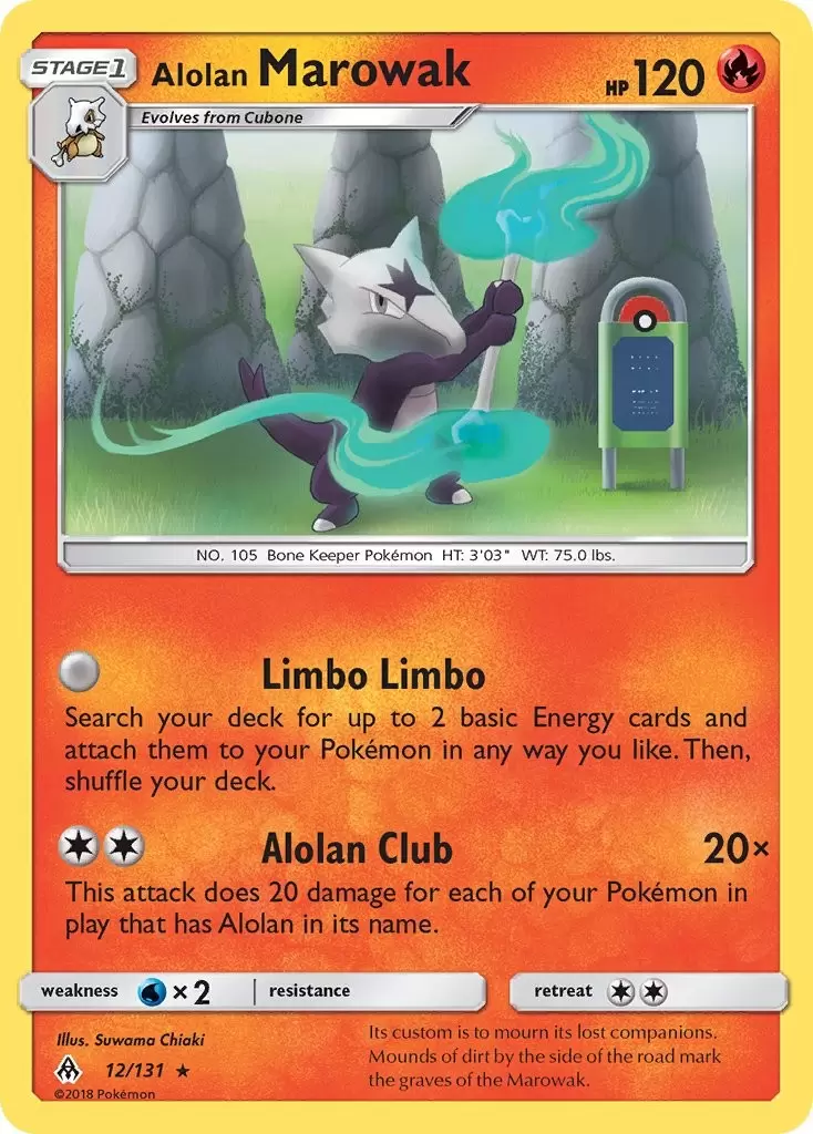 Forbidden Light - Alolan Marowak