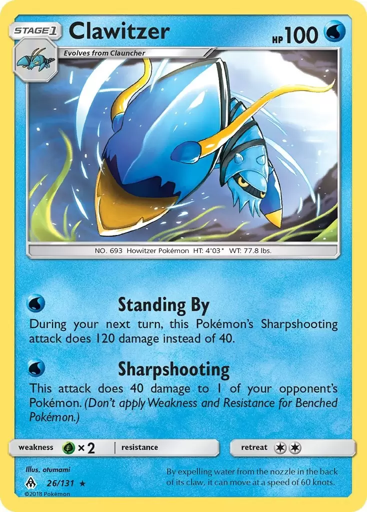 Forbidden Light - Clawitzer