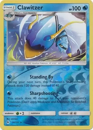Forbidden Light - Clawitzer Reverse