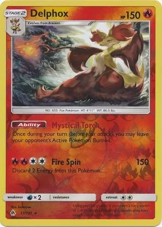 Forbidden Light - Delphox Reverse