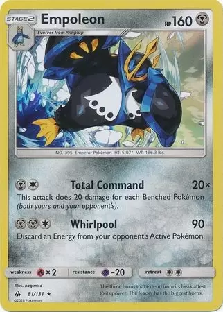 Forbidden Light - Empoleon Holo