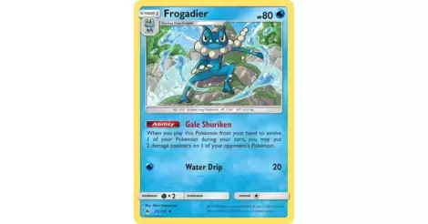 pokemon frogadier card