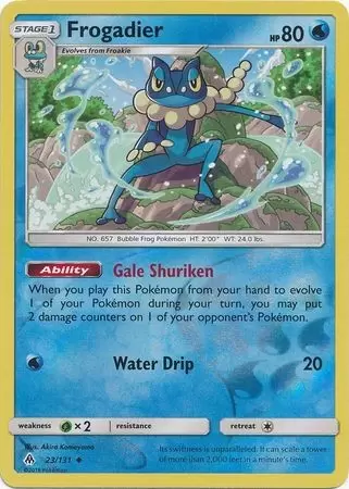 Forbidden Light - Frogadier Reverse
