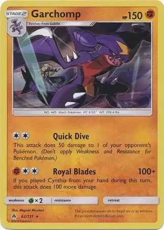 Forbidden Light - Garchomp Holo