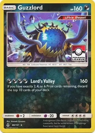 Forbidden Light - Guzzlord Reverse Pokemon League