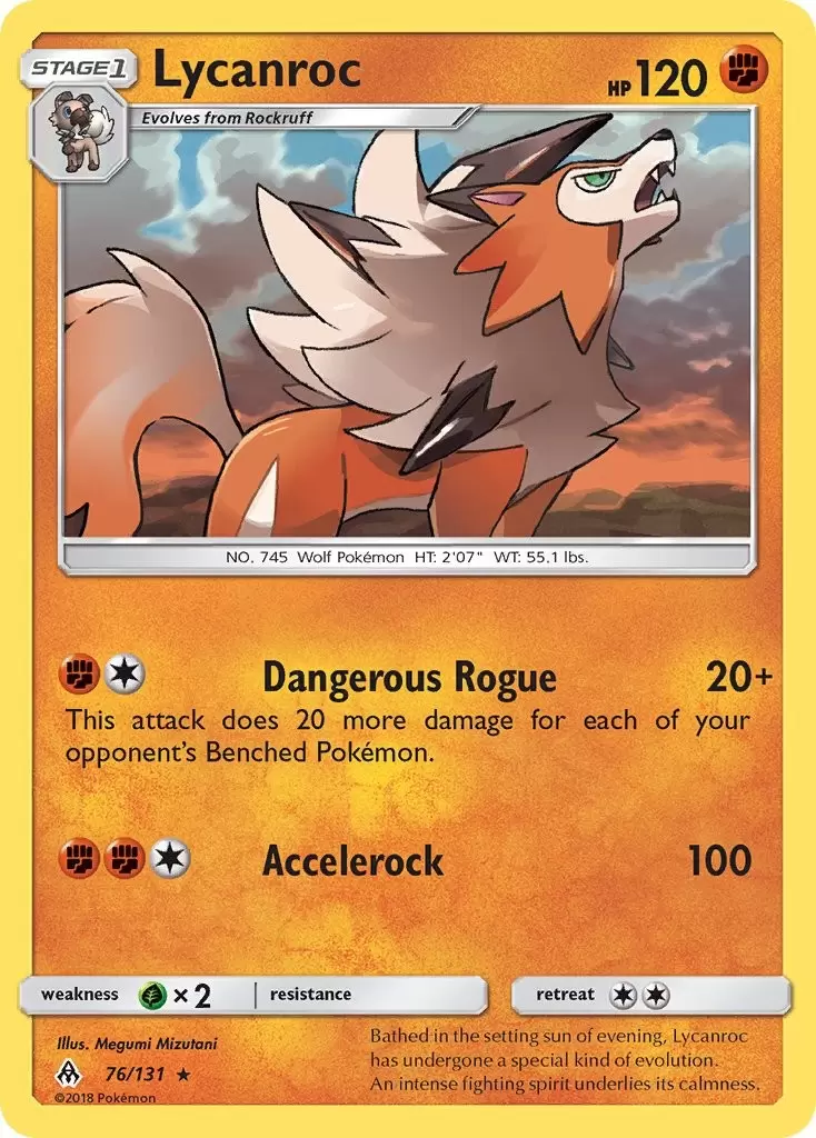 Forbidden Light - Lycanroc