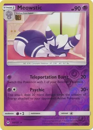Forbidden Light - Meowstic Reverse