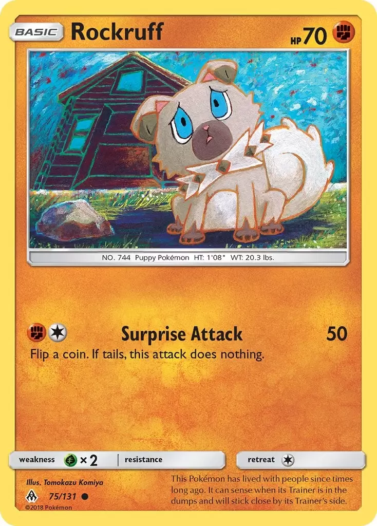 Forbidden Light - Rockruff