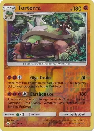 Forbidden Light - Torterra Reverse