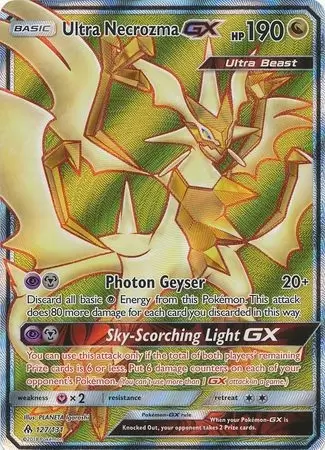 Ultra Necrozma GX - Forbidden Light Pokémon card 127/131