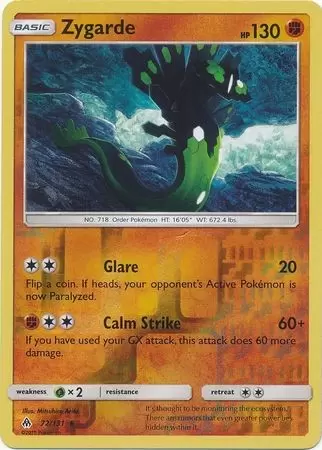 Forbidden Light - Zygarde Reverse