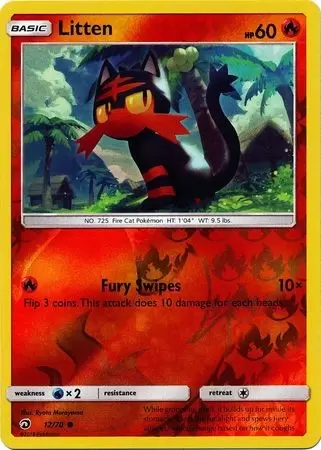 Dragon Majesty - Litten Reverse
