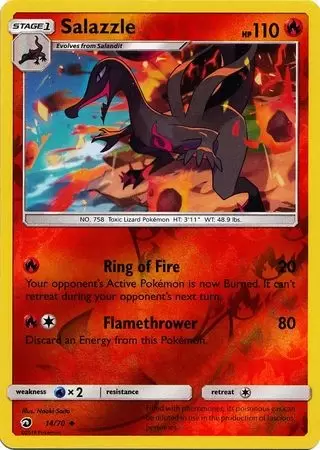 Dragon Majesty - Salazzle Reverse