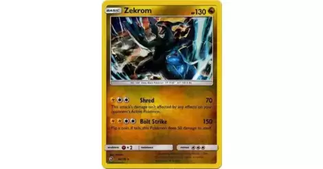 Pokemon Trading Card Game Dragon Majesty Single Card Rare Holo Zekrom 46 -  ToyWiz