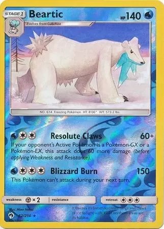 Lost Thunder - Beartic Reverse
