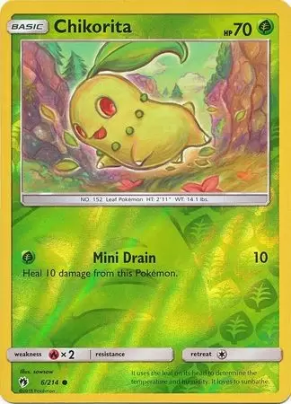 Lost Thunder - Chikorita Reverse