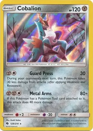 Lost Thunder - Cobalion Holo