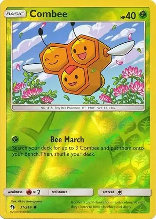 Lost Thunder - Combee Reverse