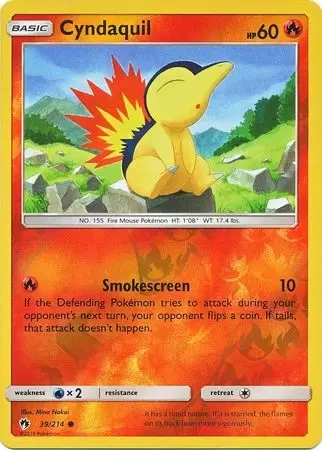 Lost Thunder - Cyndaquil Reverse