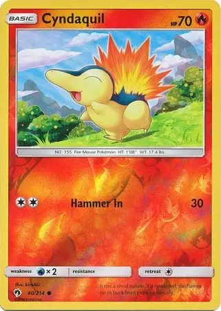 Lost Thunder - Cyndaquil Reverse