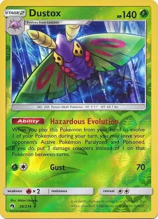 Lost Thunder - Dustox Reverse