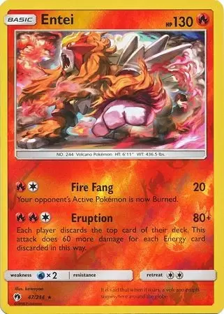 Lost Thunder - Entei Reverse