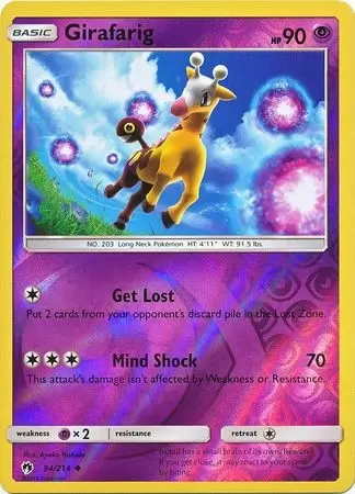 Lost Thunder - Girafarig Reverse