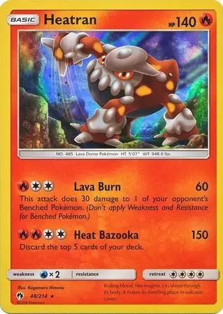 Lost Thunder - Heatran Holo