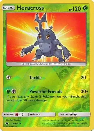 Lost Thunder - Heracross Reverse