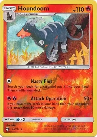 Lost Thunder - Houndoom Reverse
