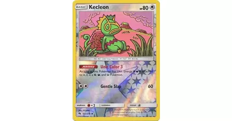 #161 Uncommon Reverse Holofoil Near Mint Pokemon SM Lost Thunder Kecleon 161 