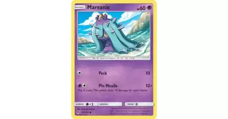 68/214 Details about   Pokemon TCG: Mareanie Common Reverse Holo Card SM8 Lost Thunder 