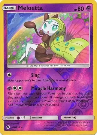 Meloetta - 124/264 - Rare Reverse Holo