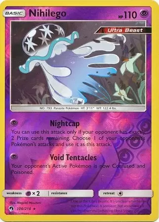 Pokemon - Nihilego GX - Crimson Invasion 103/111 - Holo Ultra Rare