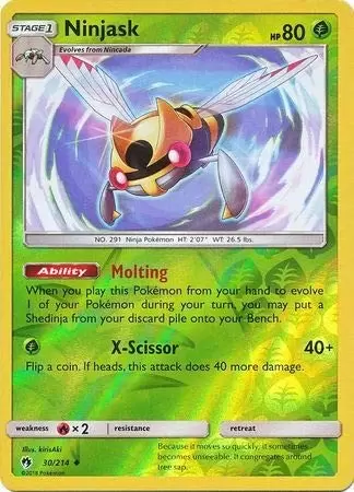 Lost Thunder - Ninjask Reverse