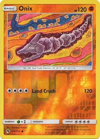 Lost Thunder - Onix Reverse