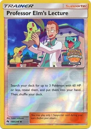 Lost Thunder - Professor Elm\'s Lecture Reverse Regional Championships
