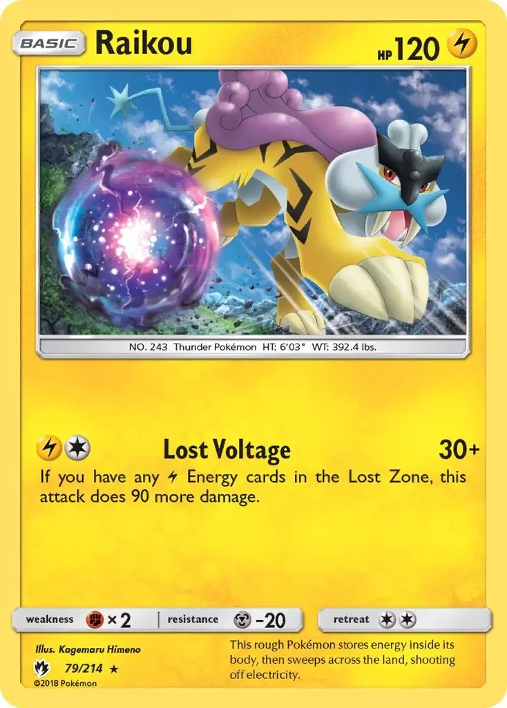 Lost Thunder - Raikou